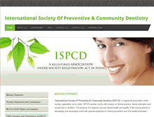 Tablet Screenshot of ispcd.org